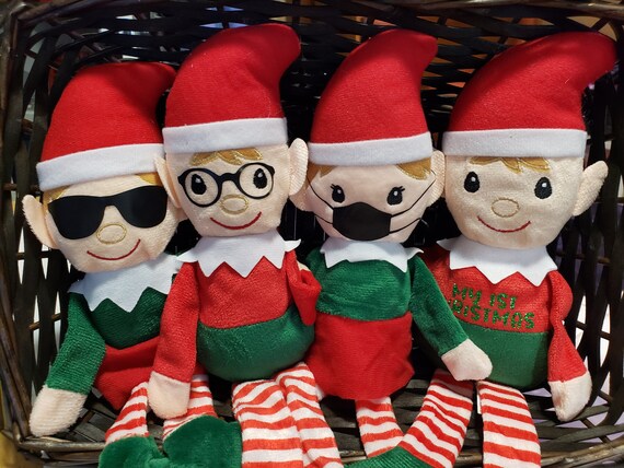 christmas elf stuffed toy