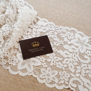 Floral Ivory Lace Trim, French Lace, Guipure Lace, Bridal lace, Wedding Lace, Lingerie Lace MB00048