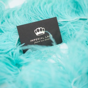 Turquoise blue Ostrich Feather, Feathers Boho, Feather trim, Natural Ostrich, Feather, Feathers for hair, Trim for sewing, Spalvas 81
