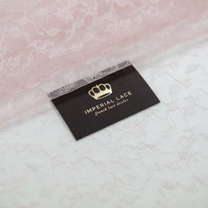 Soft pink lace fabric, Lace fabric, Pink lace, Chantilly lace fabric, scalloped lace fabric, bridal lace fabric, Fabric By the Yard K01107