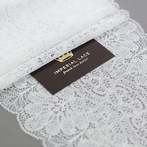 Delicate Off White lace Trim, Bridal lace trim, Alencon Lace, French Lace, Wedding Lace, Scalloped lace MB00390
