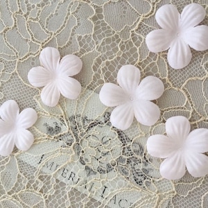 5pcs Light Pink bridal fabric flowers, Bridal fabric, Flowers, Hair pins, Hair accessories, Bridal accessories, Wedding accessories P0004