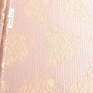 0.80m piece of the Powder lace fabric Wedding lace, spitzenstoff, lingerie lace, pink lace fabric, fabric, pink lace, lingerie lace K00846