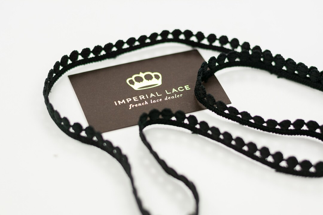 Black Lace Trim Alencon Lace French Lace Trim Bridal Lace Etsy