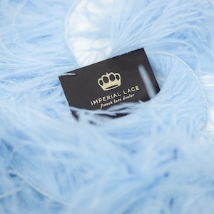 Sky blue Ostrich Feather, Feathers Boho, Feather trim, Natural Ostrich, Feather, Feathers for hair, Trim for sewing, Spalvas 71