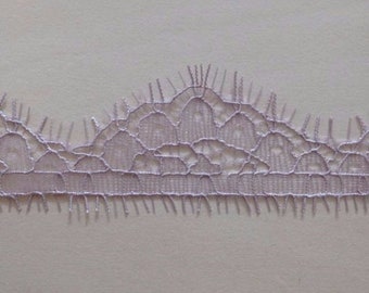 Lilac lace trim Wedding lace trim Lace trim Trimming French Lace Wedding Lace Spitzenstoff purple lace trim Lingerie Lace MK00053