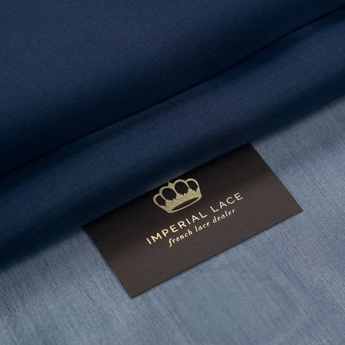 Caribbean Blue Silk Organza Fabric main image 1