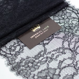Black Lace Trim, French Lace, Chantilly Lace, Bridal Gown lace, Wedding Lace,Black Lace, Veil lace, Garter lace, Lingerie Lace MM00209