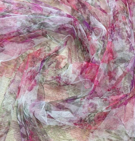 Floral Tulle Fabric, Lingerie Tulle Fabric, Bridal Dress Tulle, Summer ...