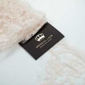 Peach Lace Trim,Lace Fabric,French Lace Trim,Chantilly Lace Trim,Embroidery Lace Trim,Wedding Lace,Fabric By the Yard,Lace Trimming MK00583