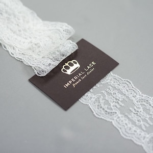 White Chantilly Lace Trim Raiden main image 0