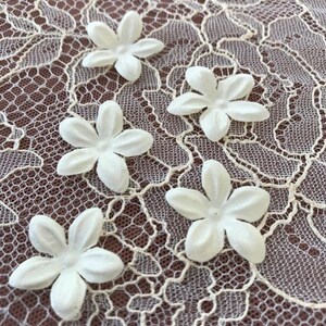5 PCS Champange bridal fabric flowers, Bridal fabric, Flowers, Hair pins, Hair accessories, Bridal accessories, Wedding accessories P0015