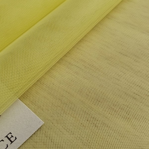 Yellow tulle fabric, Soft tulle fabric, Premium soft tulle fabric, tulle fabric, net fabric, skirt net fabric, net fabric, T00237