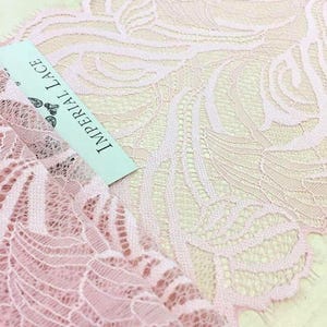 Rosa Spitzenborte, Französische Spitze, Chantilly-Spitze, Muschelspitze, Hochzeitsspitze, Rosa Spitze, Schleierspitze, Dessous-Spitze, Massenware MK00229