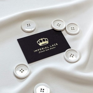 28mm buttons, White buttons, Plastic round buttons, Blouse Buttons, Buttons for dress, Four holes buttons, Bridal buttons POGA111