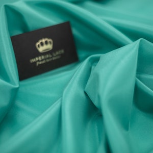 Green lining fabric, lining, Green elastic lining, Brunello lining fabric, lining fabric from Italy, lining fabric by the yard Z00760