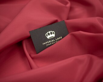 Dull Red lining fabric, lining, Red elastic lining, Brunello lining fabric, lining fabric from Italy, lining fabric by the yard Z00767