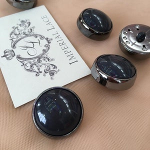 Gray buttons, Buttons, Buttons for dress, Applique buttons, Applique, Wool buttons, Gray knob, Knob for clothes, Pommels, POGA2