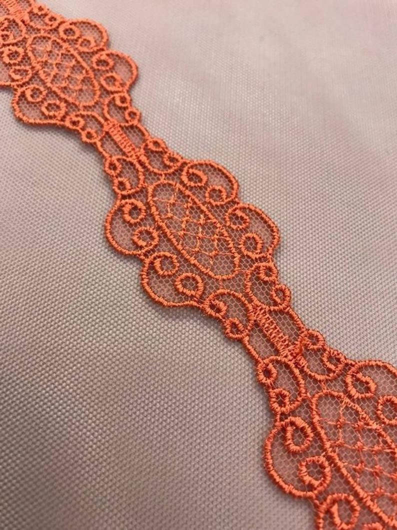 Orange Lace Trim Chelsea main image 0