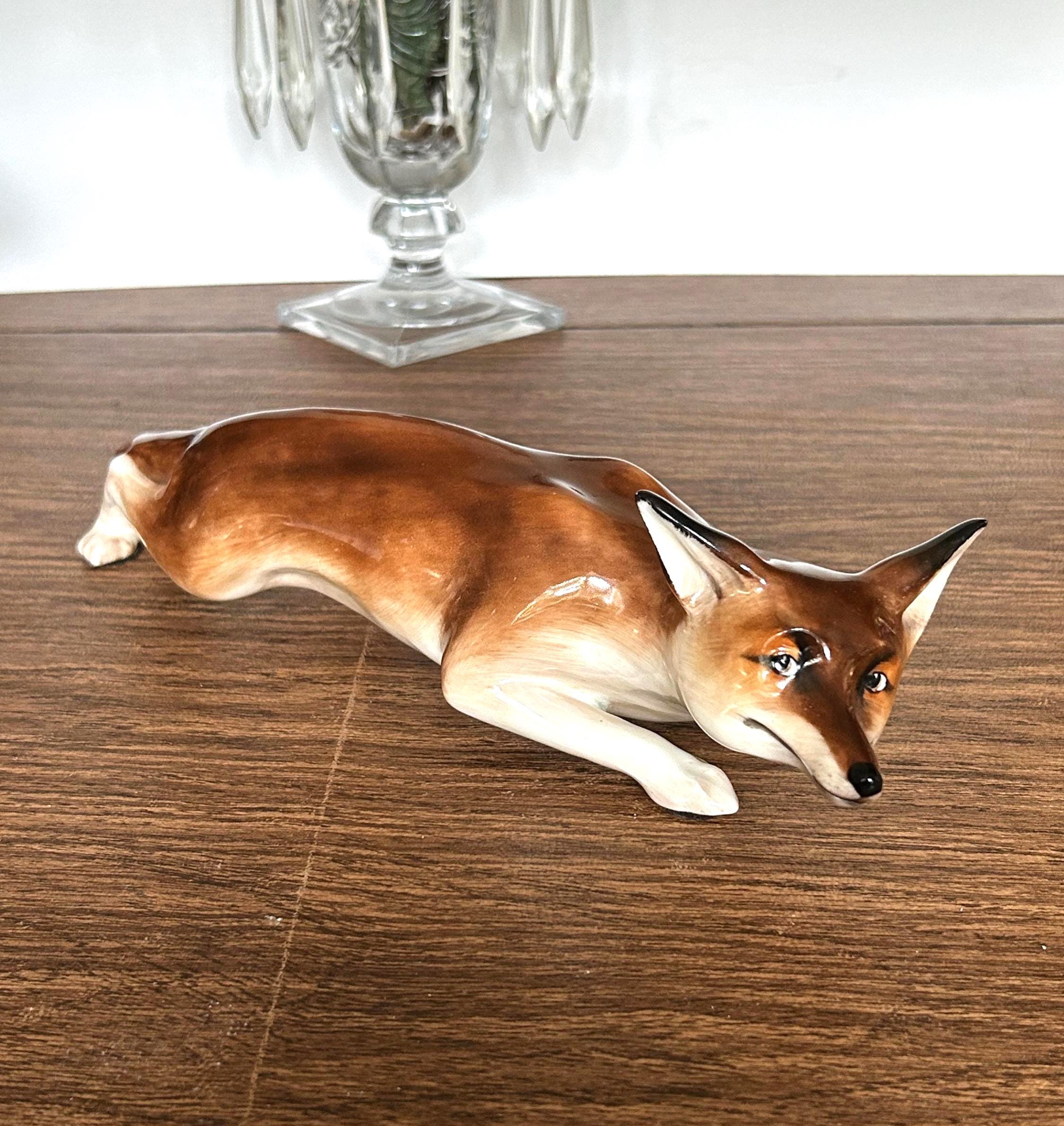 Royal Doulton Fox Figurines - Etsy