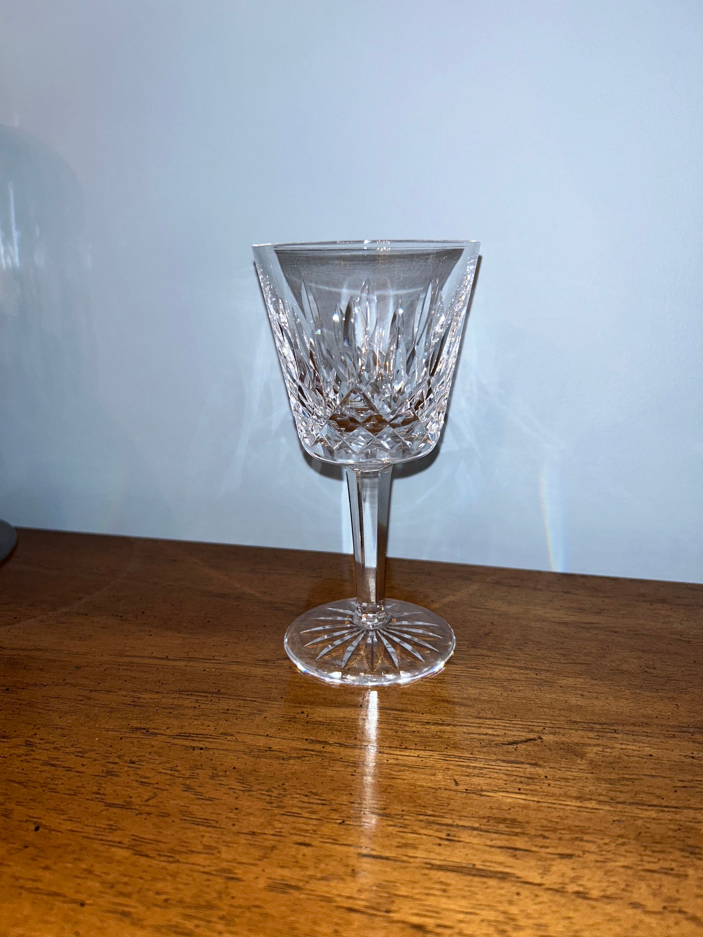 Set of 2 Waterford Crystal “Glengarriff” 6 1/2” Claret Wine