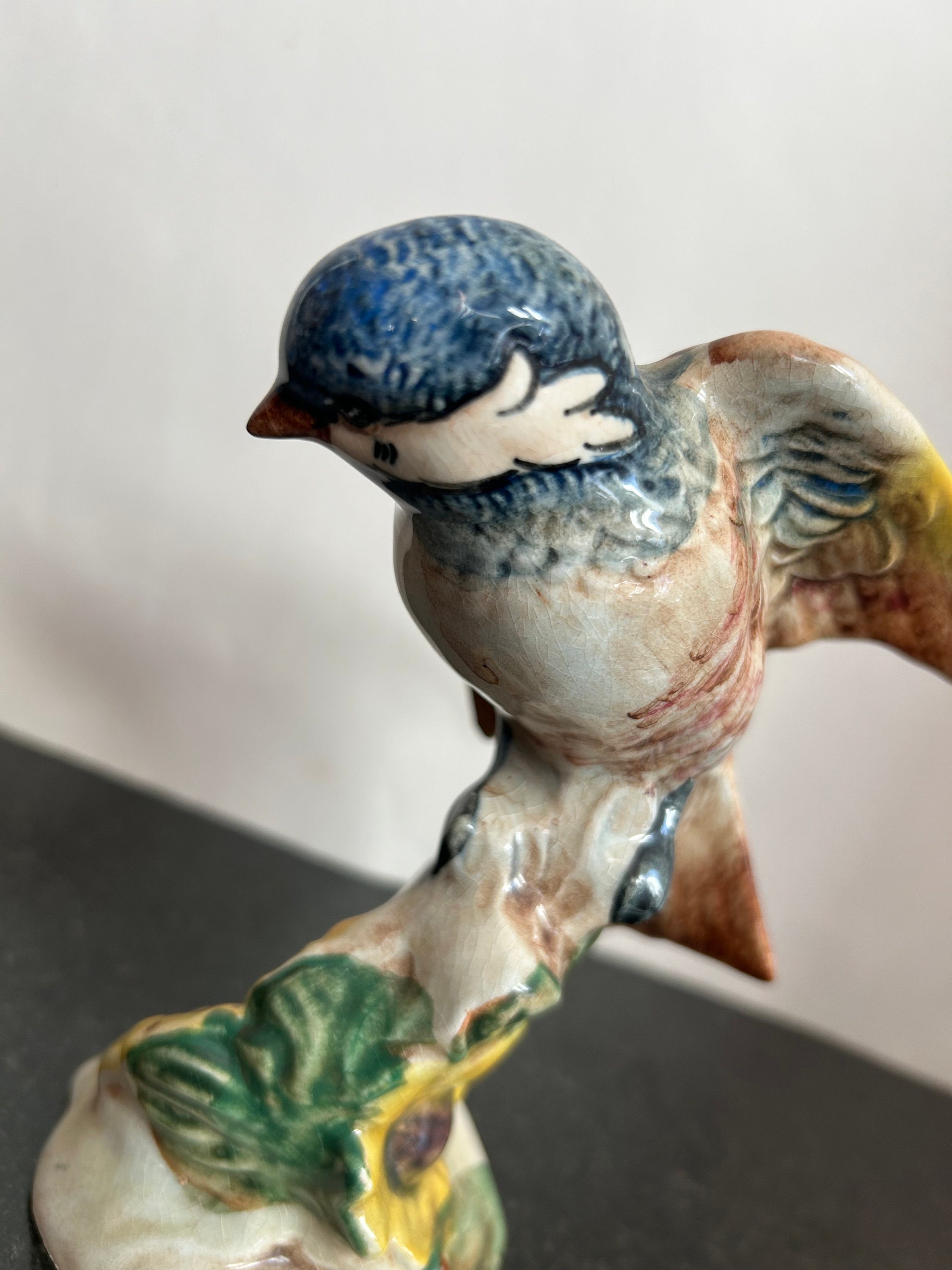 Beswick Pottery Ceramic Bird Vintage Chickadee Mid-century