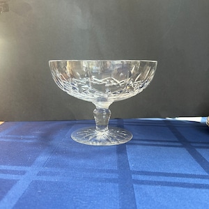 Irish Waterford Crystal Lismore Footed Compote Open Candy Dish