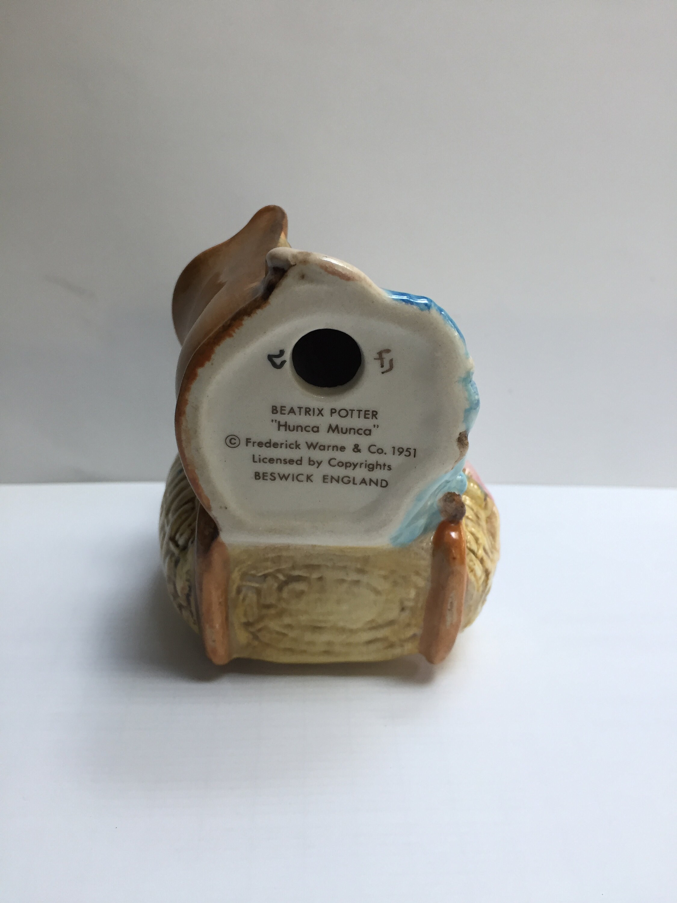 Rare Beatrix Potter's “hunca Munca” Figurine Beswick England F