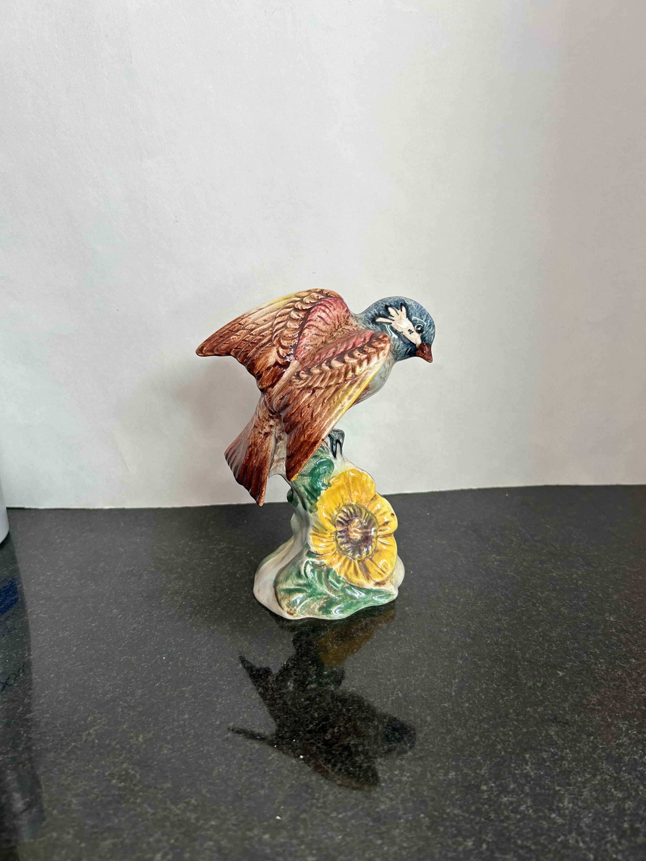 Beswick Pottery Ceramic Bird Vintage Chickadee Mid-century