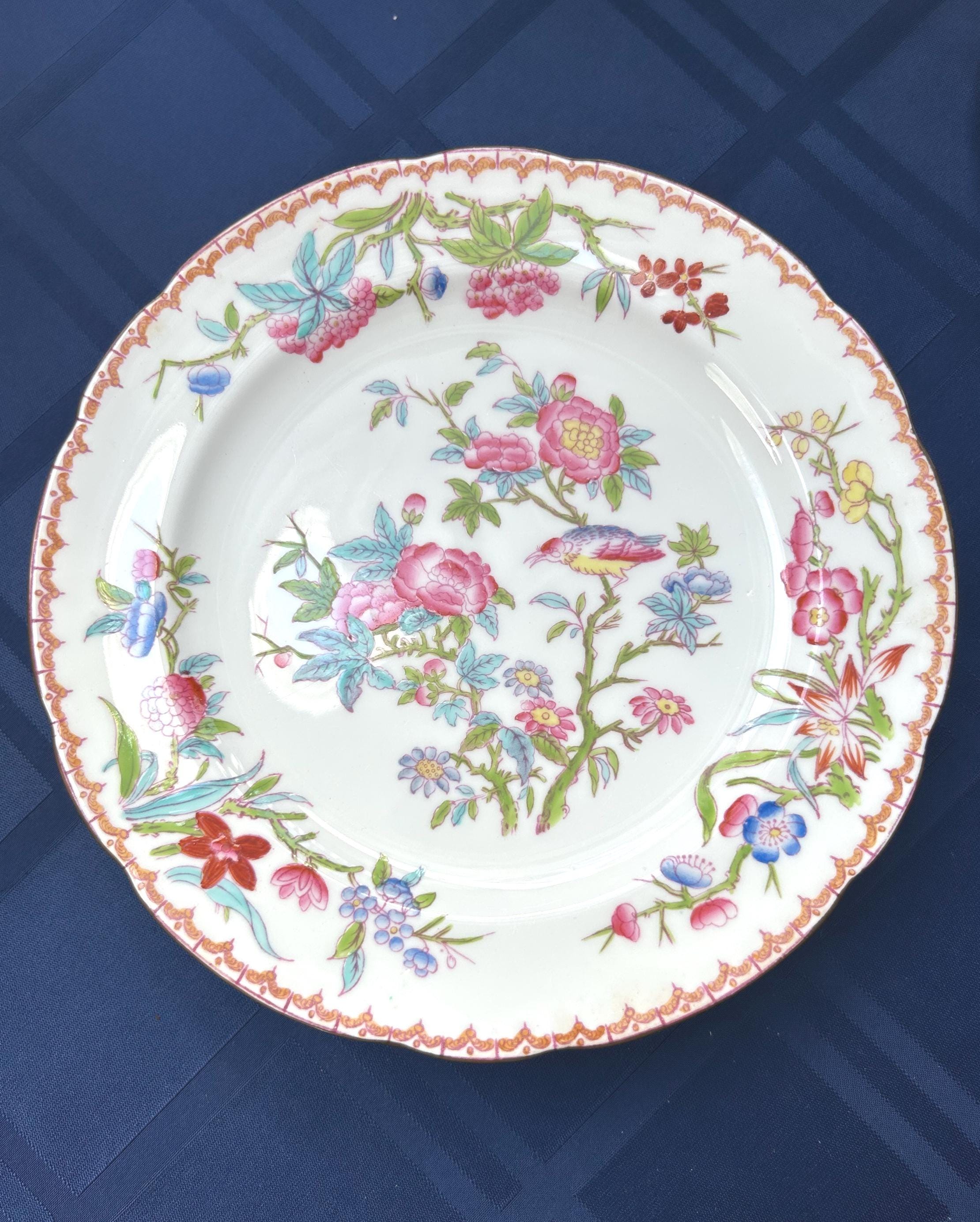 Minton メヌエット　ピンク　ミントンプレート Minton Pink Plates - Etsy