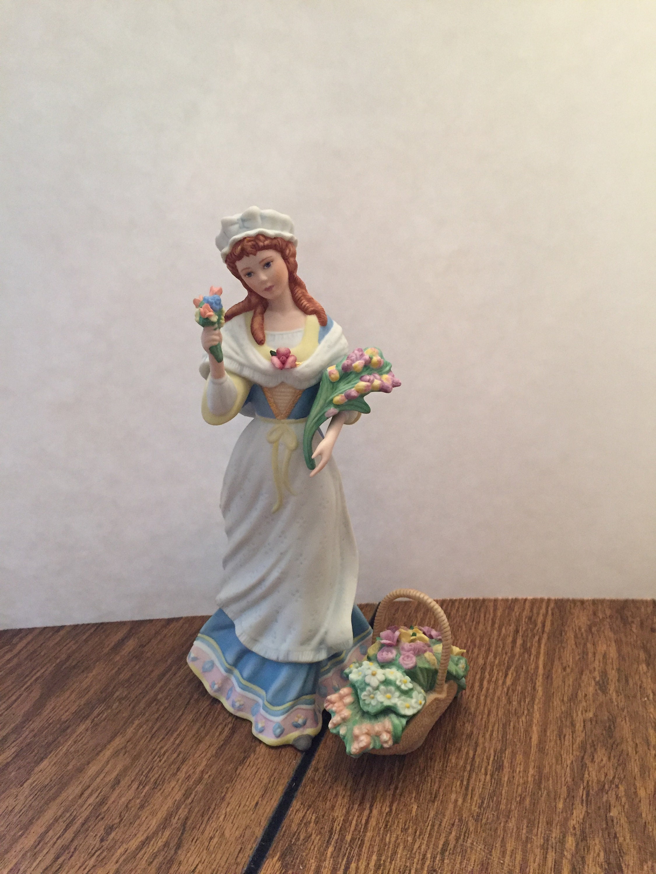 Vintage LENOX French Flower Maiden Figurine From the St