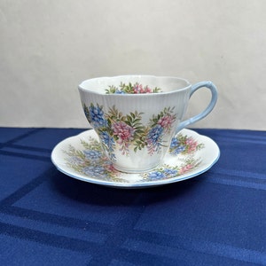 Royal Albert Blossom Time Series &quot;Wisteria&quot;  Bone China England  Tea Cup and Saucer