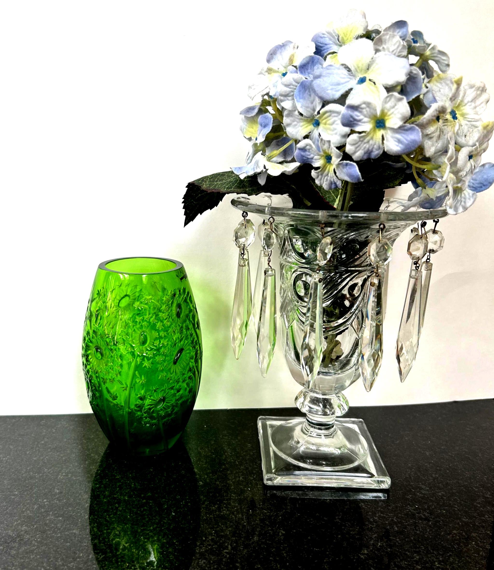 Magnificent Lalique Bucolique Emerald Green Vase Signed - Etsy