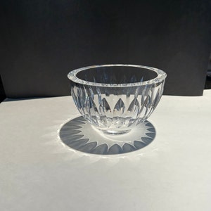 Vintage Orrefors Crystal Bowl Swedish 4197 -121 Signed