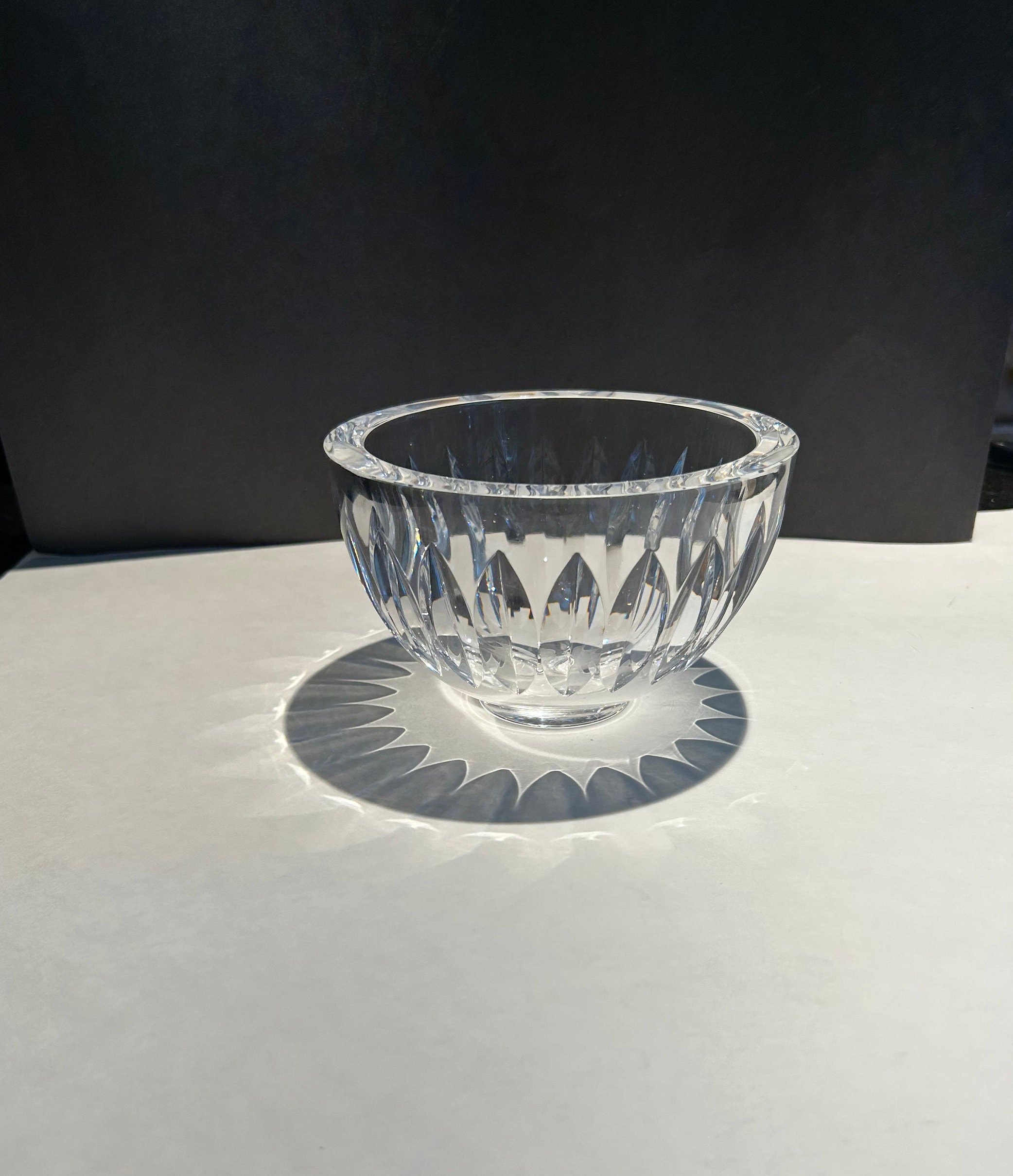 Vintage Orrefors Crystal Bowl Swedish 4197 -121 Signed - Etsy