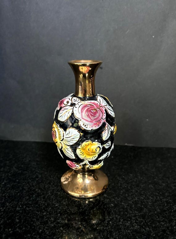 vintage * Portugal ribbon flower vase 花瓶・フラワースタンド