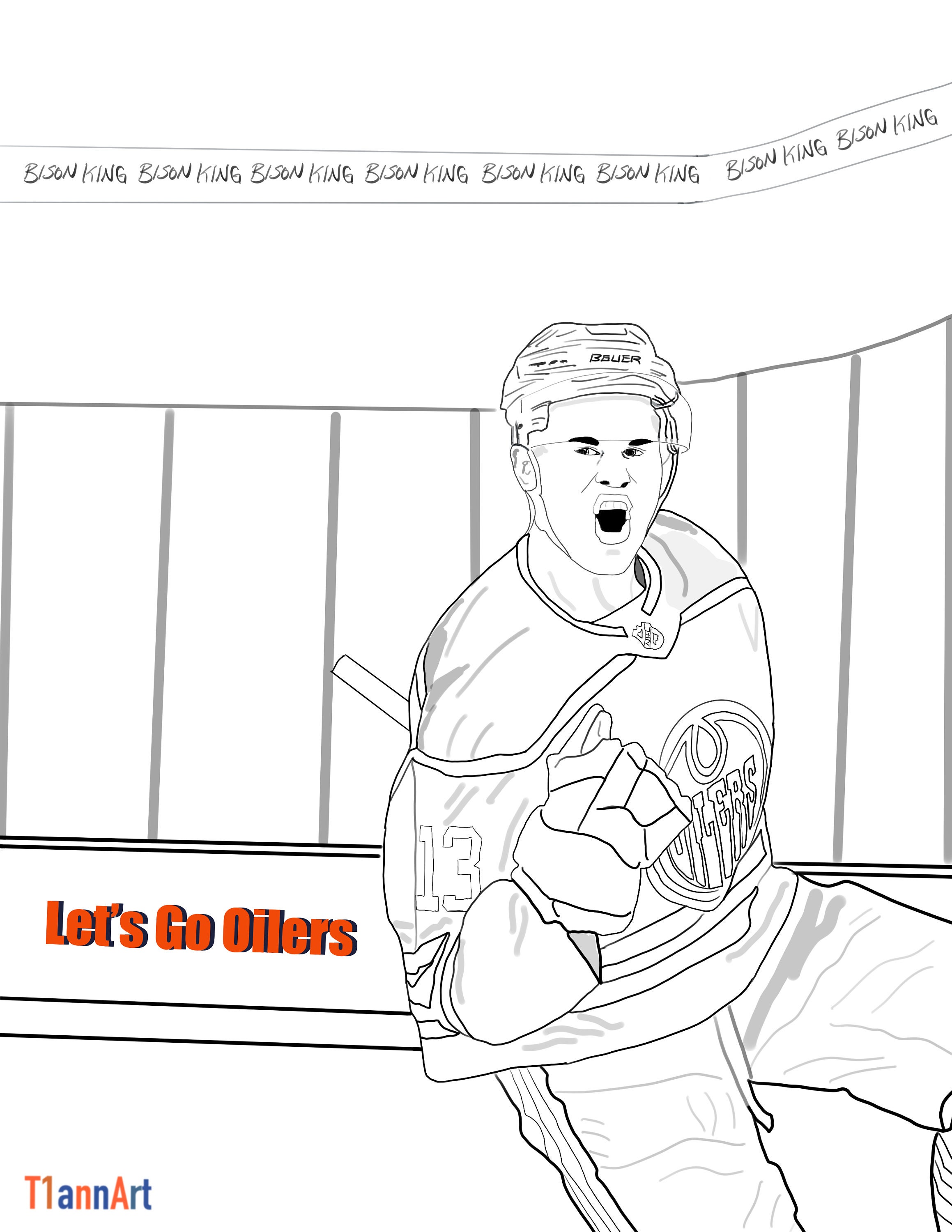 Connor Mcdavid Colouring
