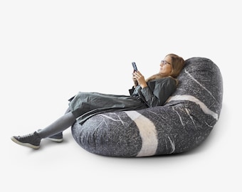 Outdoor Bean-bag chair KATSU. Model Shanti. Foam rubber inside.