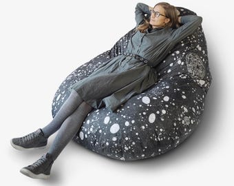 Outdoor Bean-bag chair KATSU. Model Biostation. Foam rubber inside.
