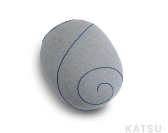High wear resistance! Model "Spiral". Different colors and sizes. KATSU is a stone-like ottomans, pillows, cushions and poufs. Handmade.