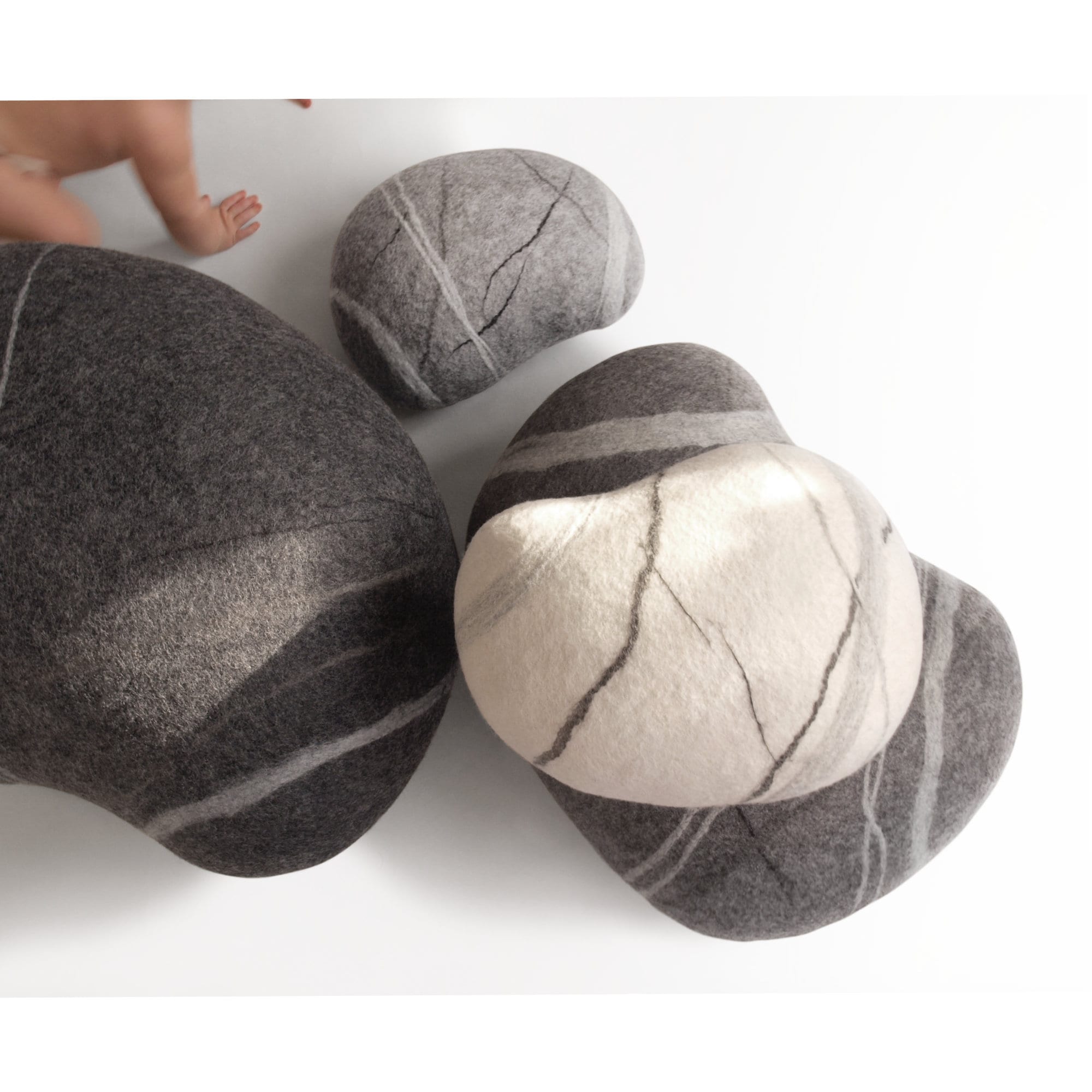 Full Material Kit With Video Tutorial. Make Soft KATSU Woolen Stone Pillow  Yourself. Stone Cushion 35cm. Masterclass 