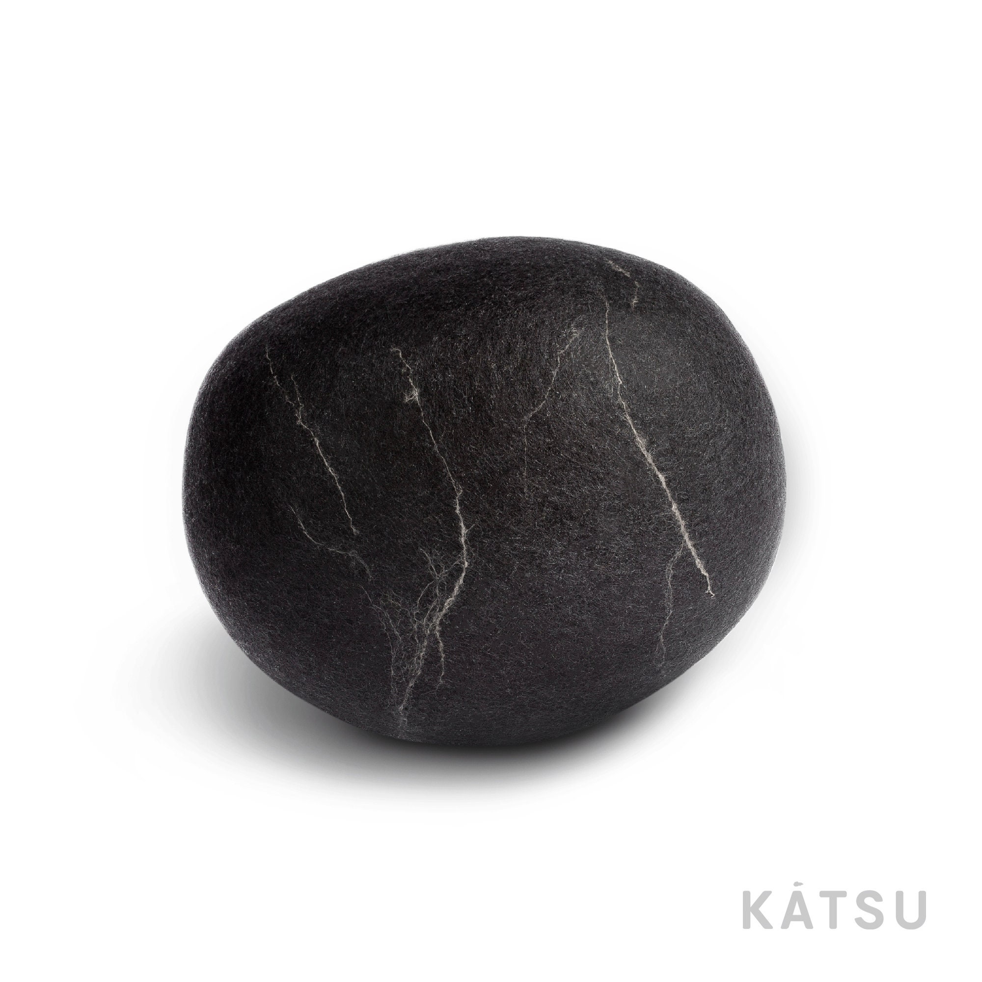 Floor Cushion Pebble Pillows, Wool Pillows, Stone Cushion, Footstool  Ottoman Rock, Pouf Stones Set solid Rocks by KATSU 