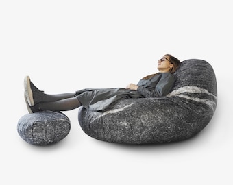 Outdoor Bean-bag chair KATSU. Model Ordjo. Foam rubber inside.