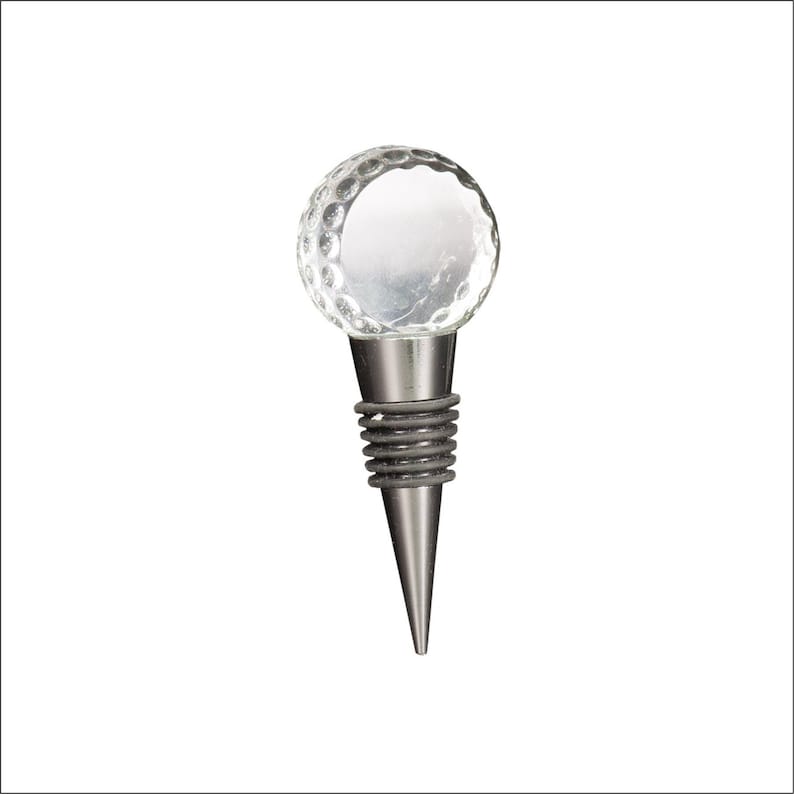 WEBEDRINKNATION Golf Ball Wine Stopper