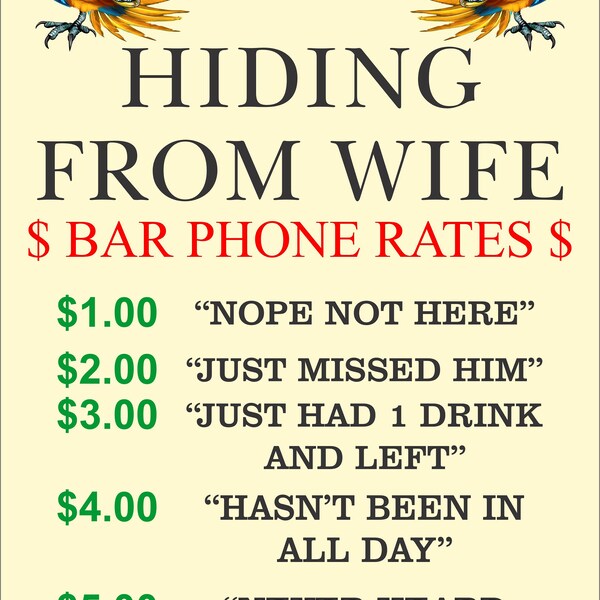 Funny Alcohol Sign Etsy