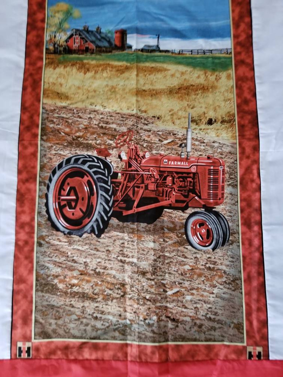 International harvester farmall throw blanket Etsy