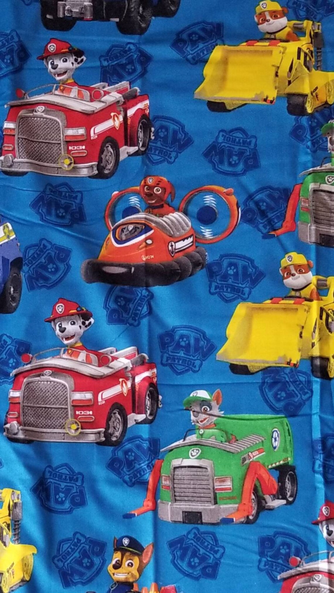 Blue Paw Patrol Baby/toddler Blanket Etsy