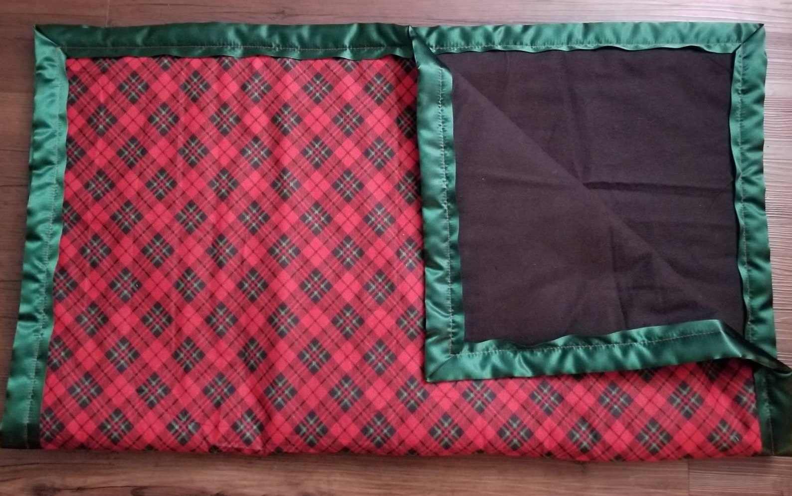 Christmas plaid baby/toddler blanket Etsy