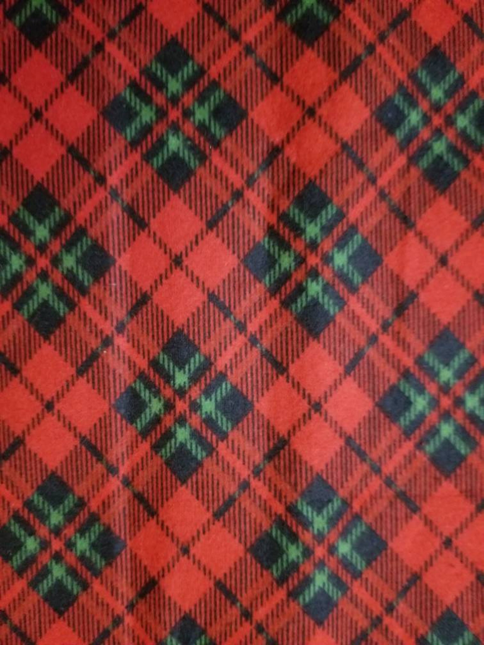 Christmas plaid baby/toddler blanket Etsy