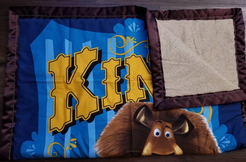 Madagascar Lion babytoddler blanket
